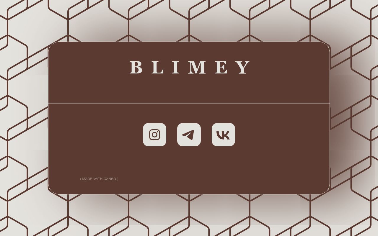 Carrd profile picture for @blimey